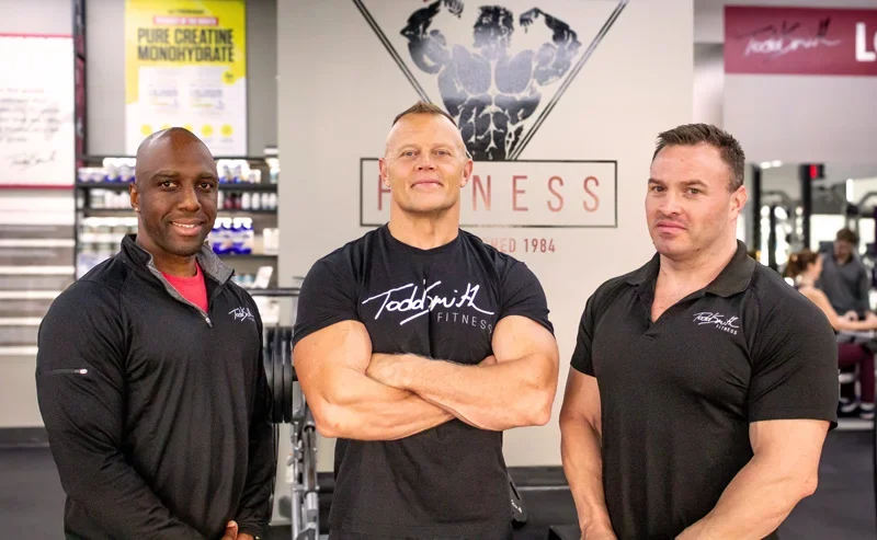 66a79b7c0445c692cfa55bbf todd smith fitnes trainers group photo